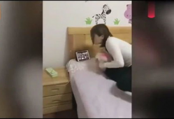 妻子的视频,一家人的幸福时光